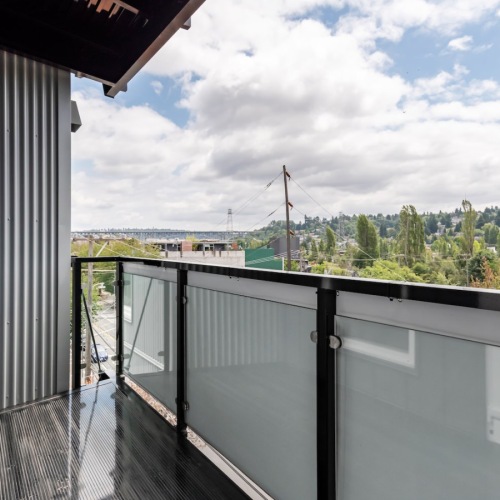 a balcony with a view