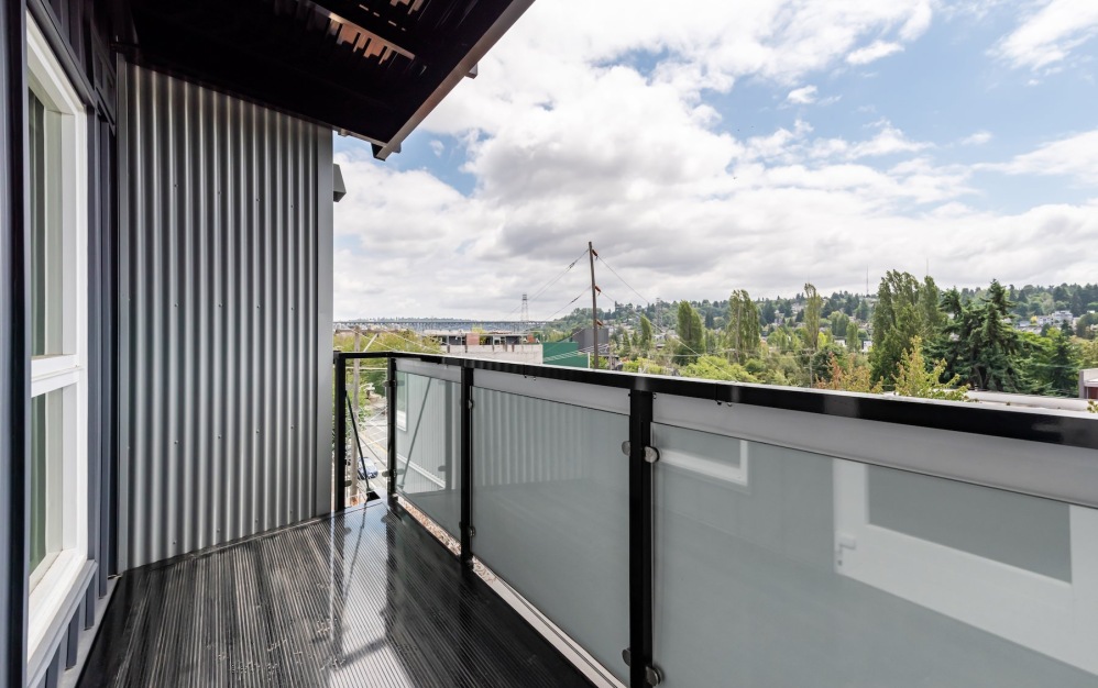 a balcony with a view