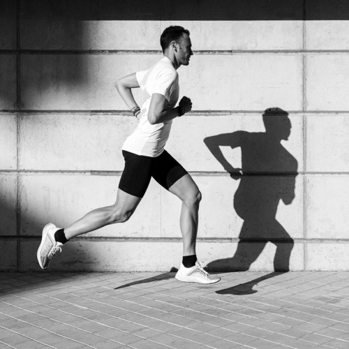 a person running